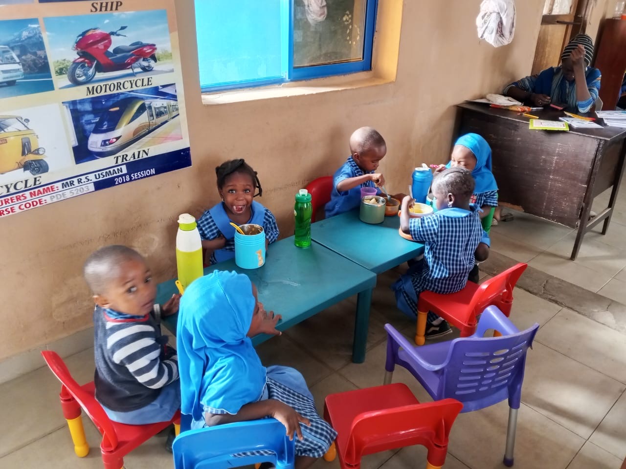 Nursery lunch time