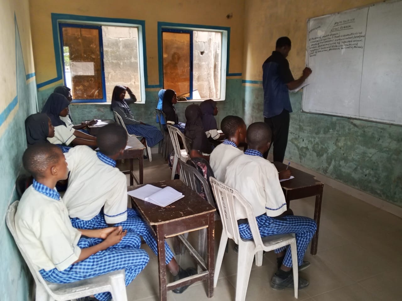 Secondary class lesson