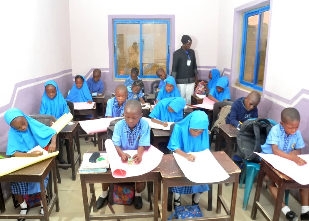 Pupils at work in a Standard Schools classroom