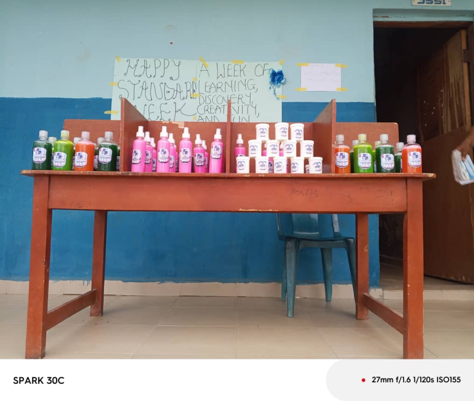 Standard Week exhibition of pupil-made products